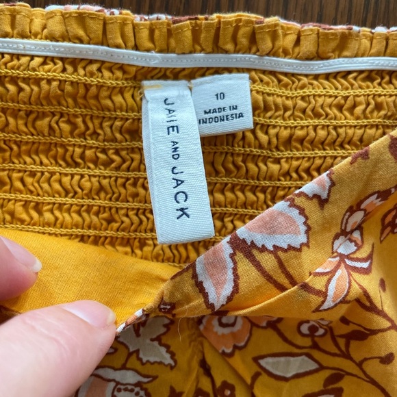 Janie & Jack Dress size 10. Gold. Summer. - Picture 2 of 9